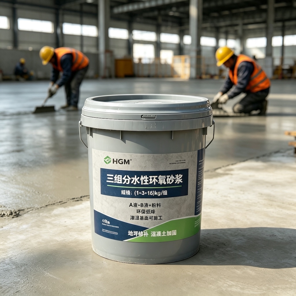 杜集三组份水性环氧砂浆